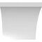 Ekena Millwork 4-in. W x 44-in. D x 44-in. H Thorton Architectural Grade PVC Knee Brace BRCP04X44X44THR - alternate 2